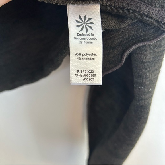 Athleta Cardigan Womens Small Dark Green Waterfall Open Front Athleisure Comfort - Picture 6 of 12